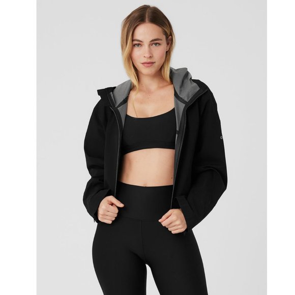 ALO Yoga Jackets & Blazers - NWT ALO Yoga Rain or Shine Jacket in Black
